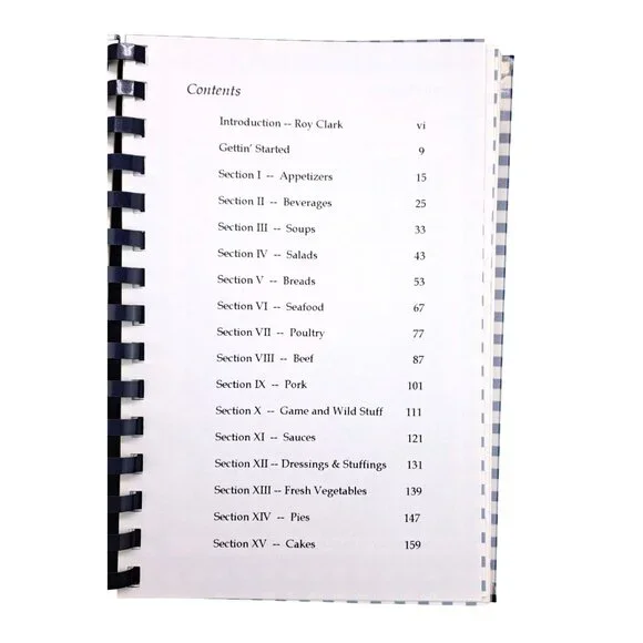 Vintage Mel's A-Cookin Cookbook Mel Tillis Recipes Stories Spiral Roy Clark 1997 - Picture 6 of 10